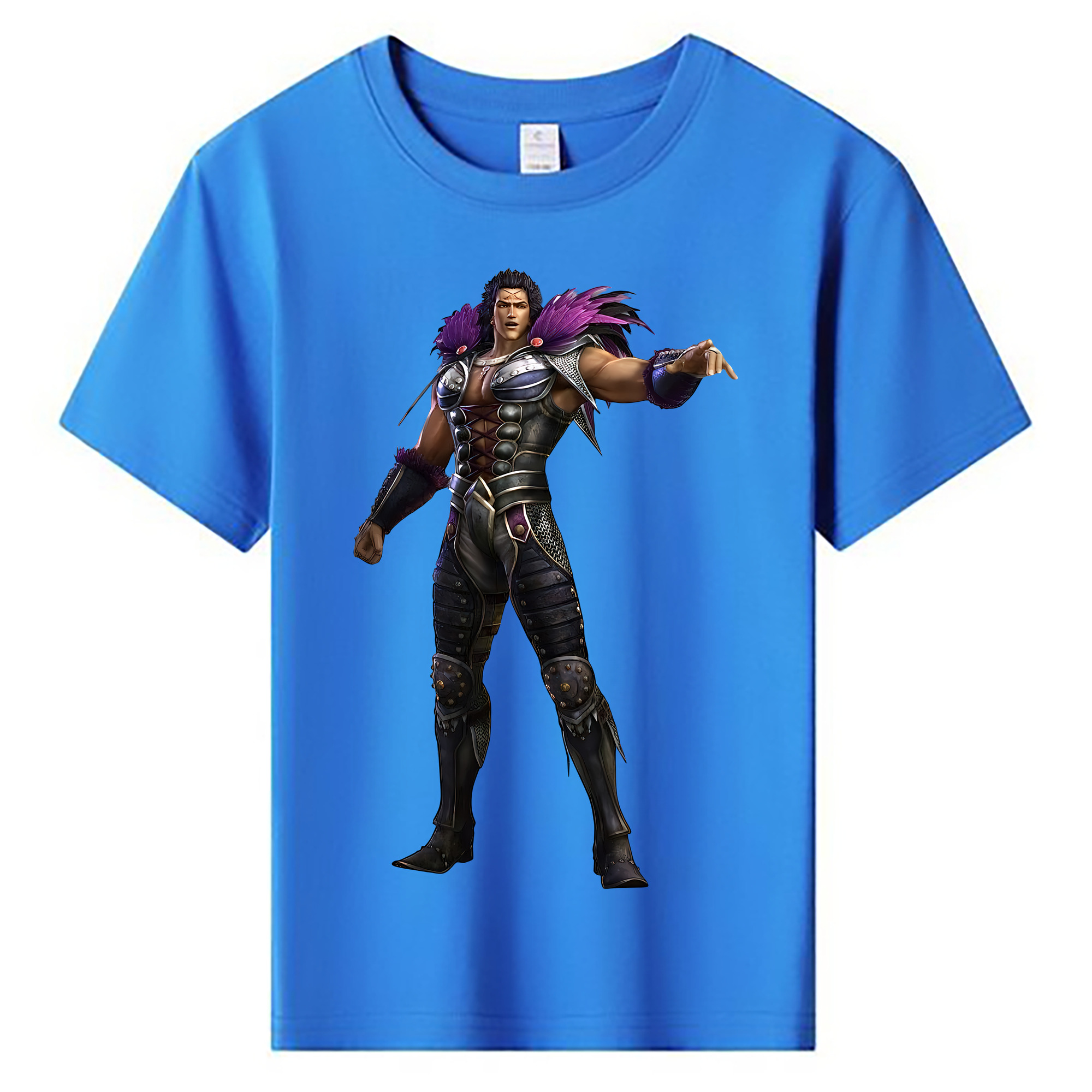 （画像用） 北斗の拳 Fist of the North Star 綿100％キッズTシャツ（フロントプリント）